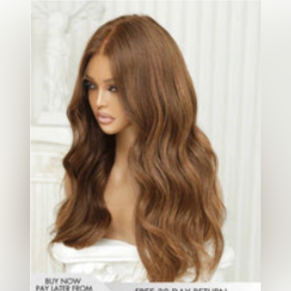 Hairvivi Keira Auburn Brown Face Framing Glueless Wig -...